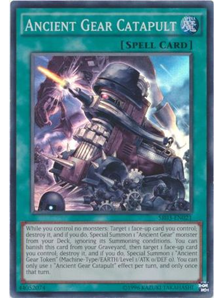 Ancient Gear Catapult - SR03-EN021 - Super Rare Unlimited 1