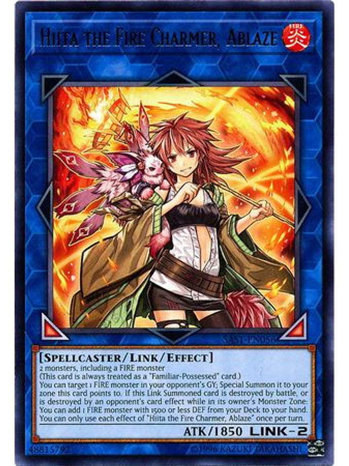 Hiita the Fire Charmer, Ablaze - SAST-EN056 - Rare Unlimited 1