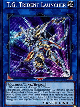 T.G. Trident Launcher - SAST-EN050 - Secret Rare 1st Edition