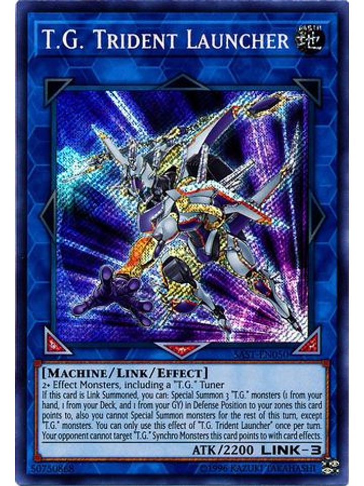 T.G. Trident Launcher - SAST-EN050 - Secret Rare Unlimited 1