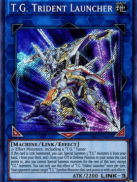 T.G. Trident Launcher - SAST-EN050 - Secret Rare Unlimited