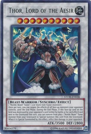 Thor, Lord of the Aesir - STOR-EN038 - Ultra Rare Unlimited
