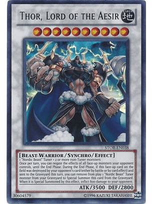 Thor, Lord of the Aesir - STOR-EN038 - Ultra Rare Unlimited