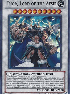 Thor, Lord of the Aesir - STOR-EN038 - Ultra Rare Unlimited