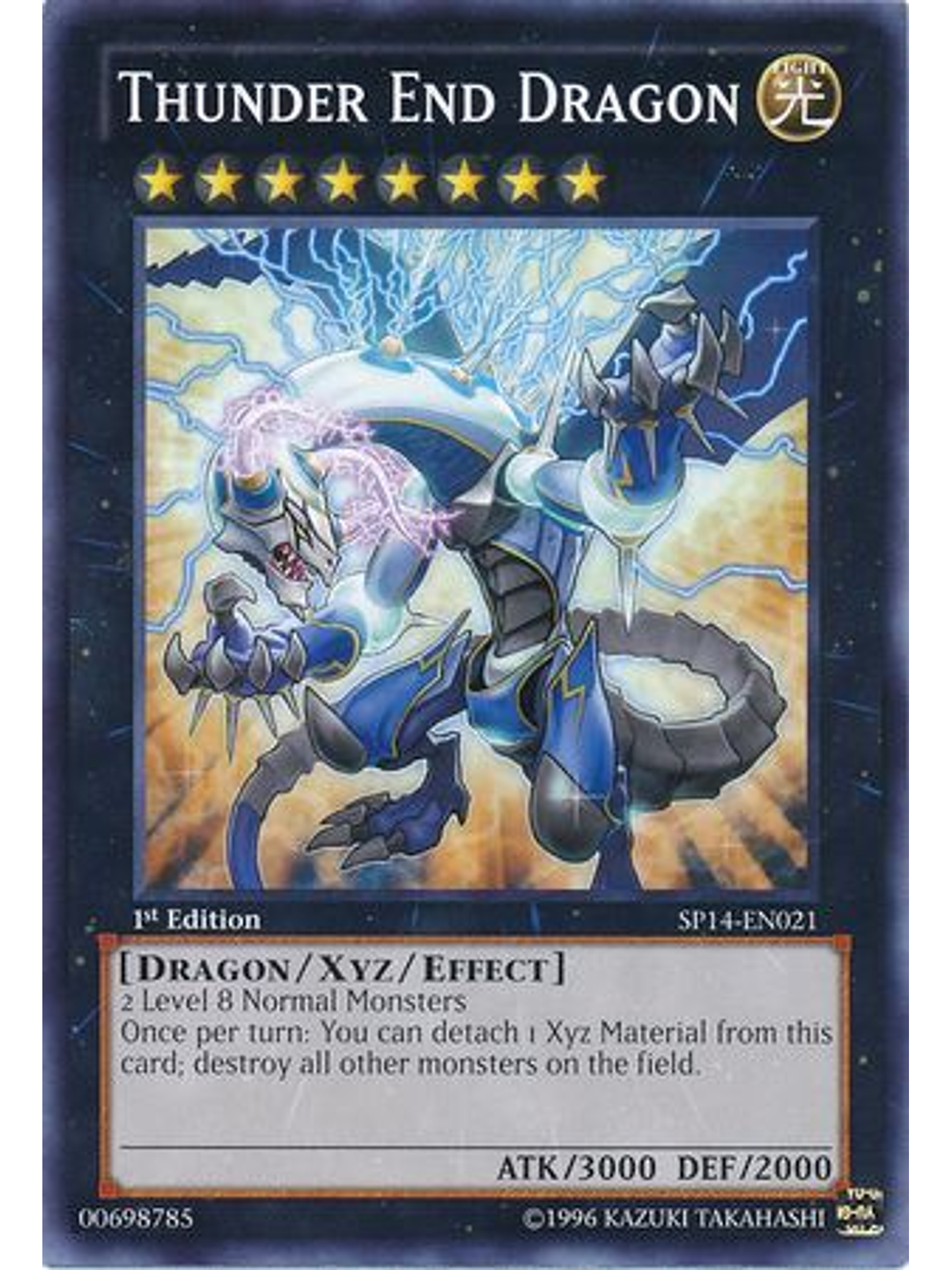 Thunder End Dragon - SP14-EN021 - Common 1st Edition 1