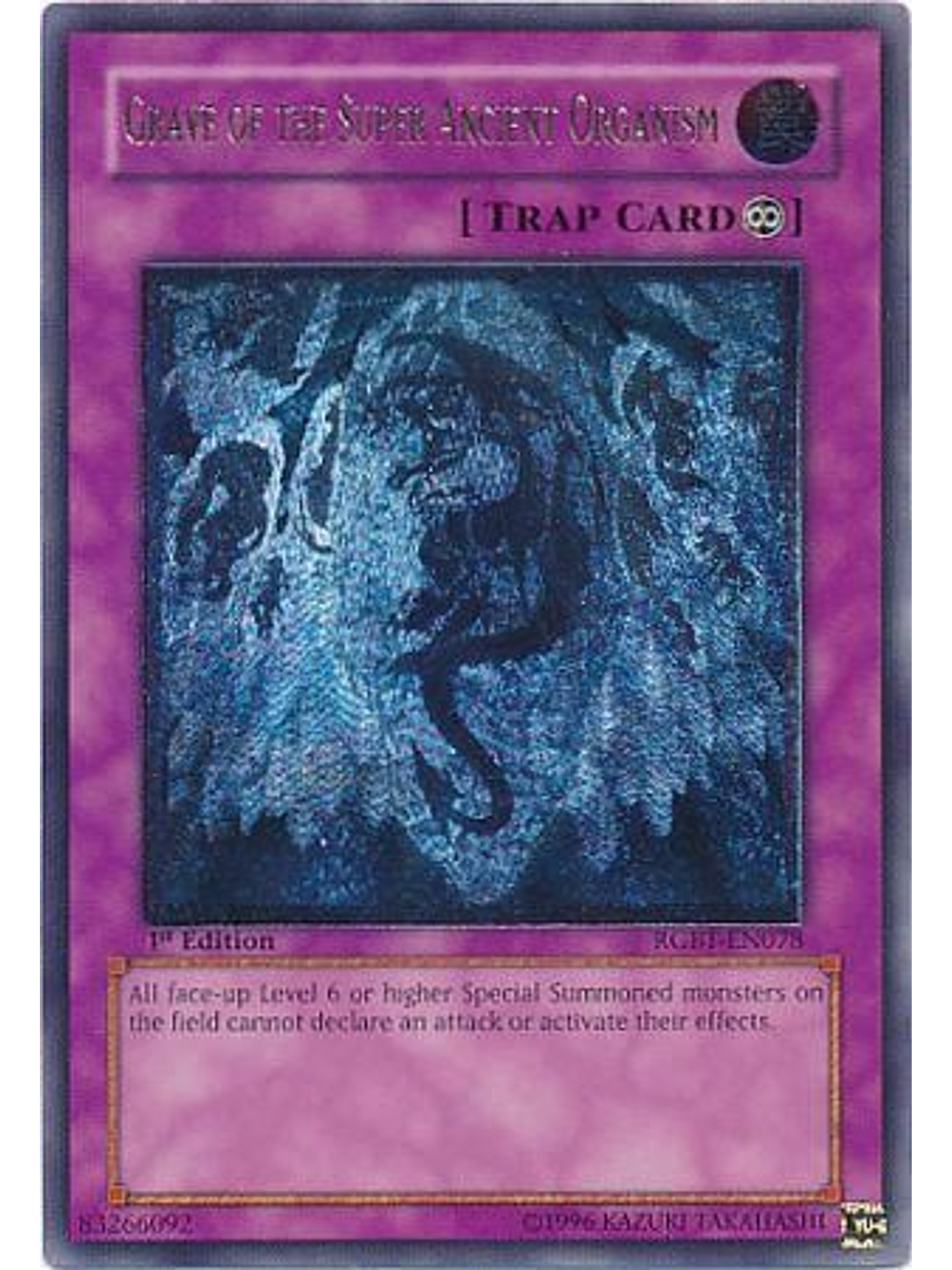 Grave of the Super Ancient Organism - RGBT-EN078 1st Edition - Ultimate Rare 1