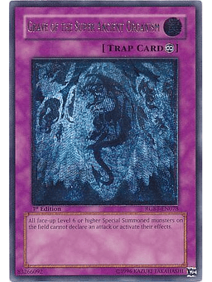 Grave of the Super Ancient Organism - RGBT-EN078 1st Edition - Ultimate Rare