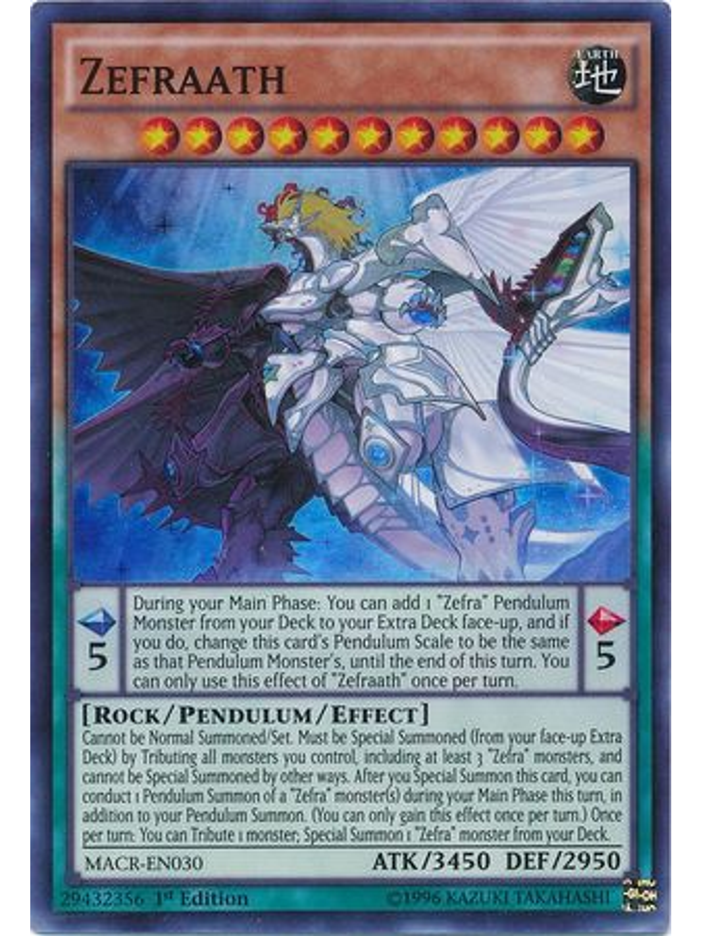 Zefraath - macr-en030 - Super Rare 1st Edition 1