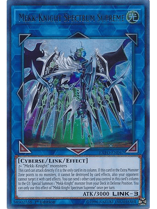Mekk-Knight Spectrum Supreme - EXFO-EN047 - Ultra Rare 1st Edition