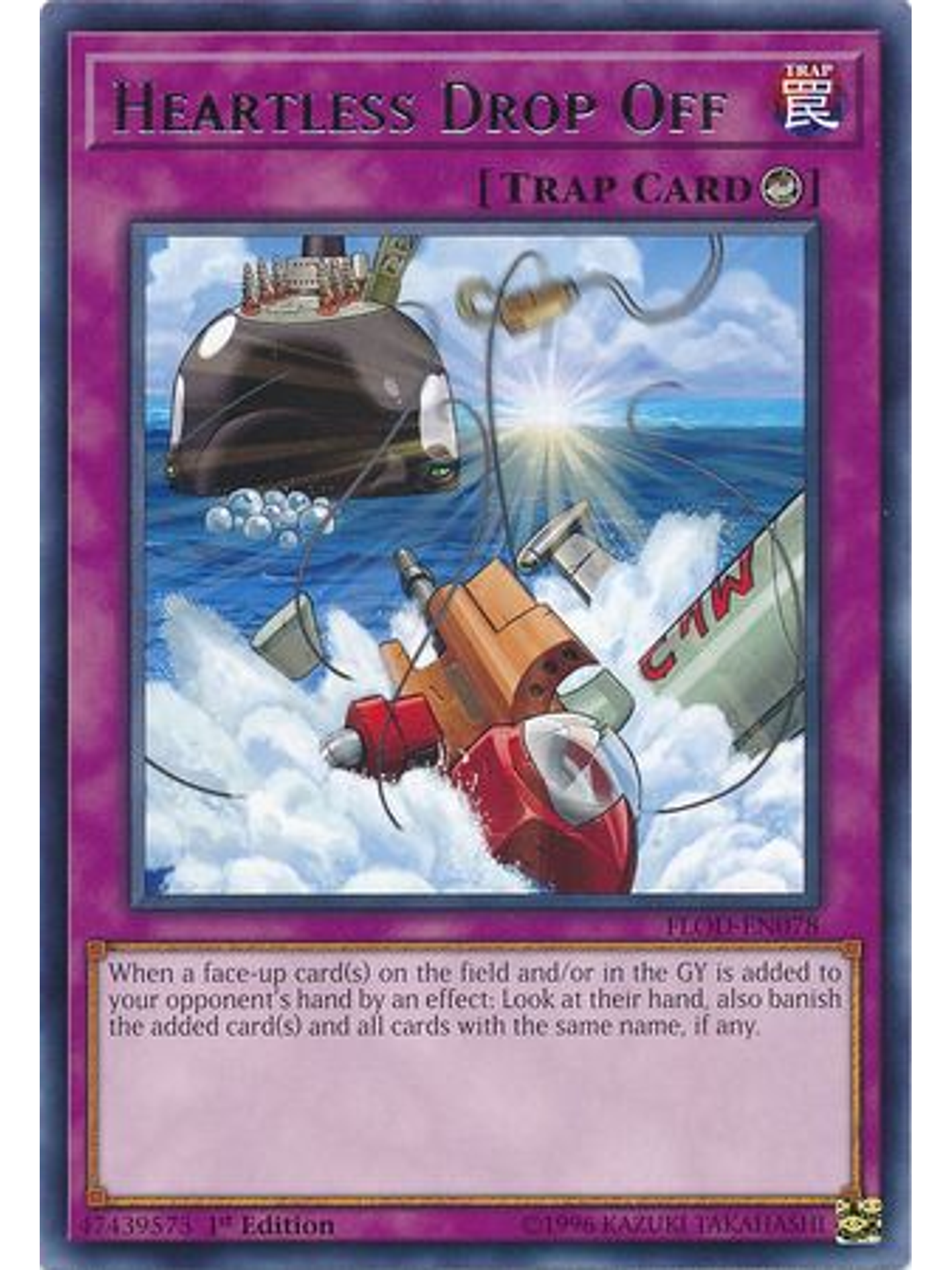 Heartless Drop Off - FLOD-EN078 - Rare 1st Edition 1