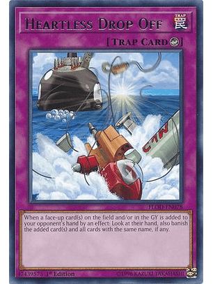 Heartless Drop Off - FLOD-EN078 - Rare 1st Edition