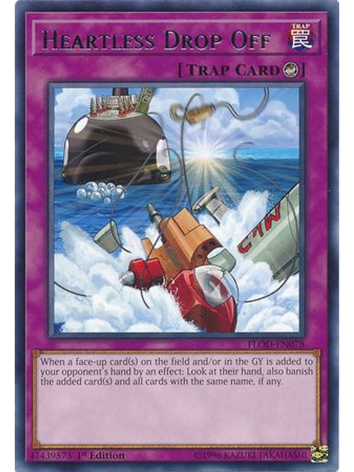 Heartless Drop Off - FLOD-EN078 - Rare 1st Edition 1