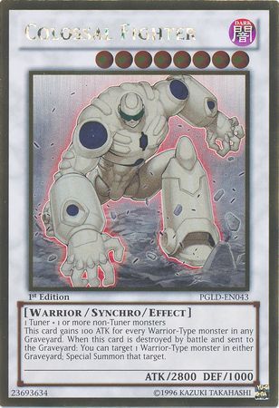 Colossal Fighter - PGLD-EN043 - Gold Rare 1st Edition