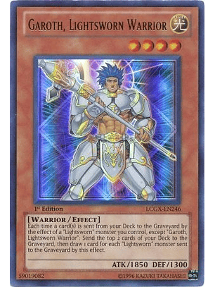Garoth, Lightsworn Warrior - LCGX-EN246 - Ultra Rare 1st Edition