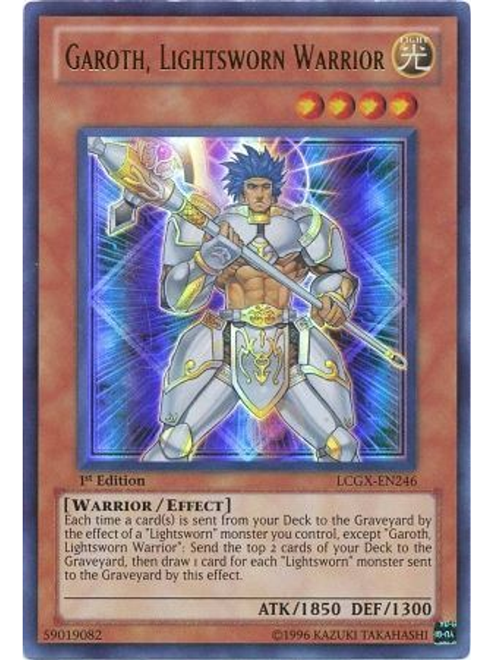 Garoth, Lightsworn Warrior - LCGX-EN246 - Ultra Rare 1st Edition 1