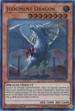 Judgment Dragon - BLLR-EN041 - Ultra Rare 1st Edition
