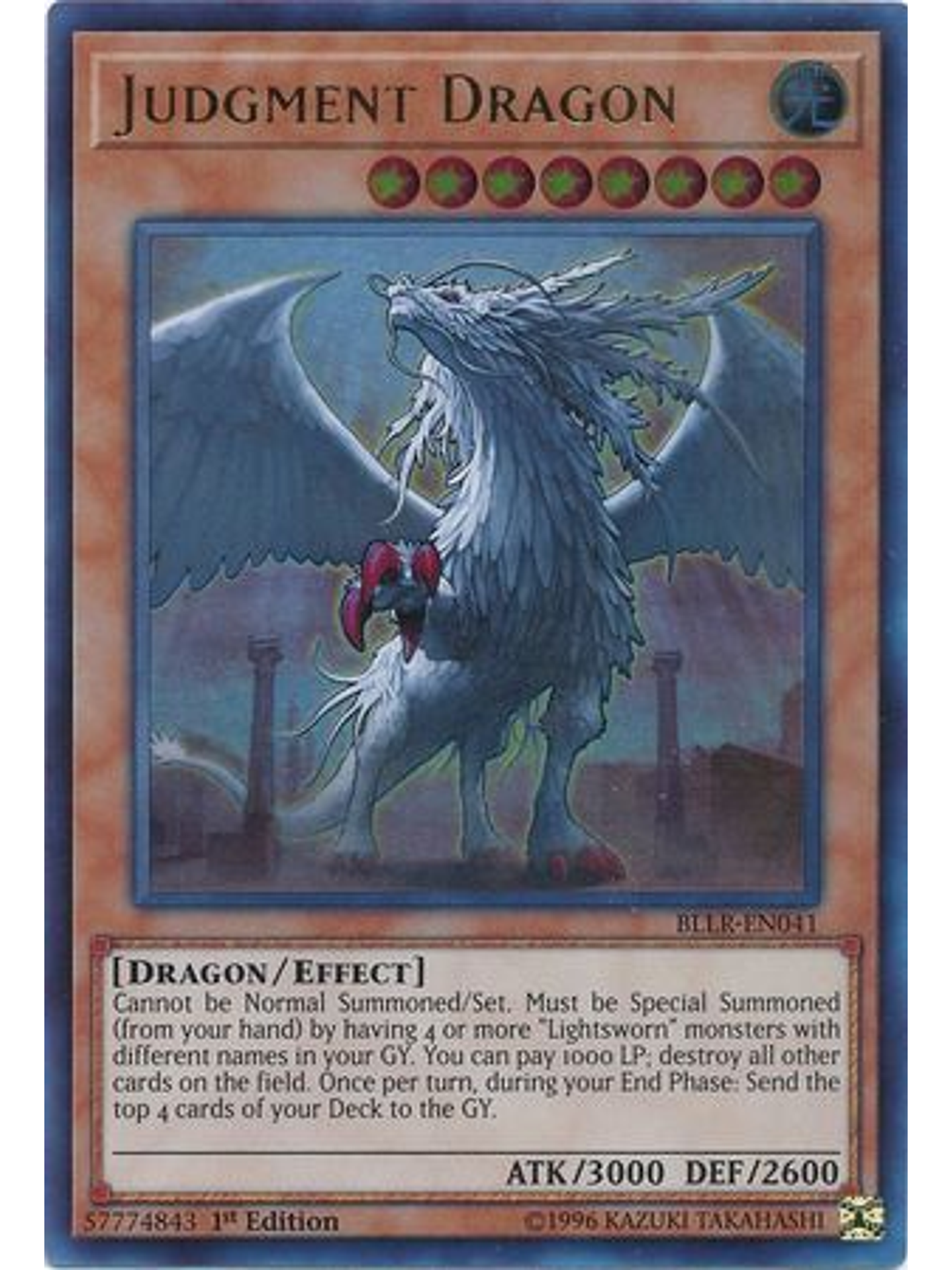 Judgment Dragon - BLLR-EN041 - Ultra Rare 1st Edition 1