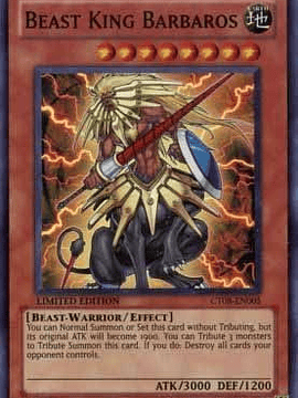 Beast King Barbaros - CT08-EN005 - Super Rare