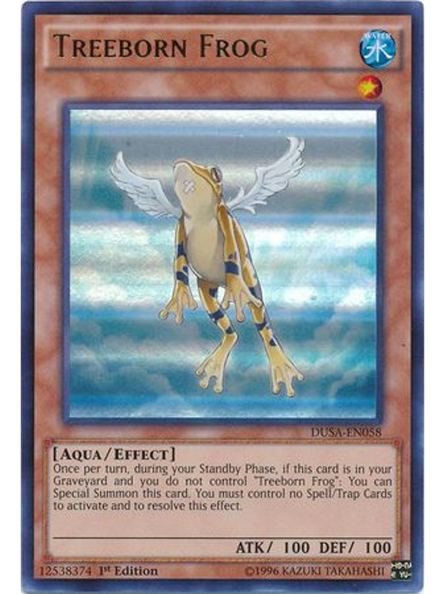 Treeborn Frog - DUSA-EN058 - Ultra Rare 1st Edition 1