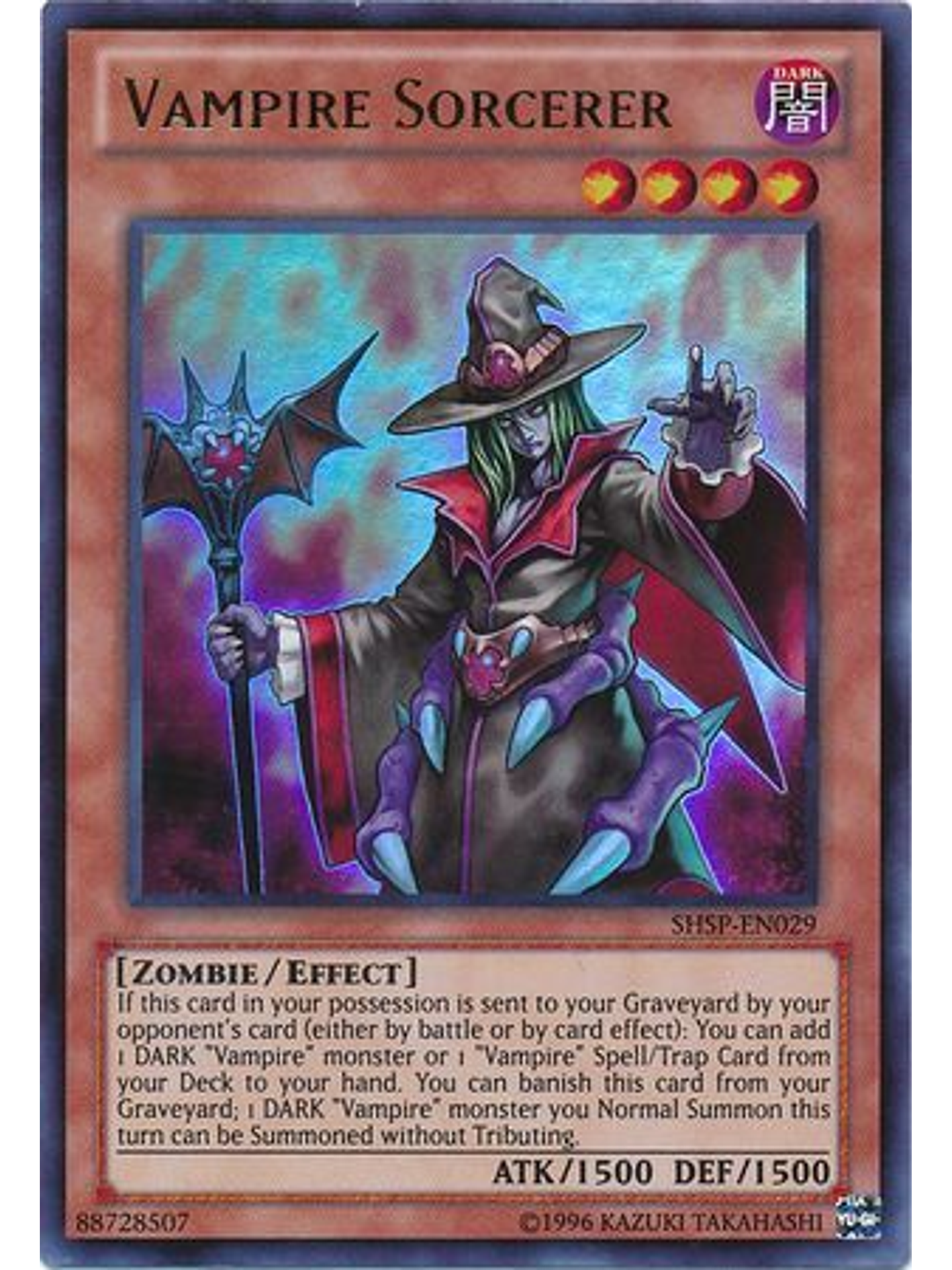 Vampire Sorcerer - SHSP-EN029 - Ultra Rare Unlimited 1