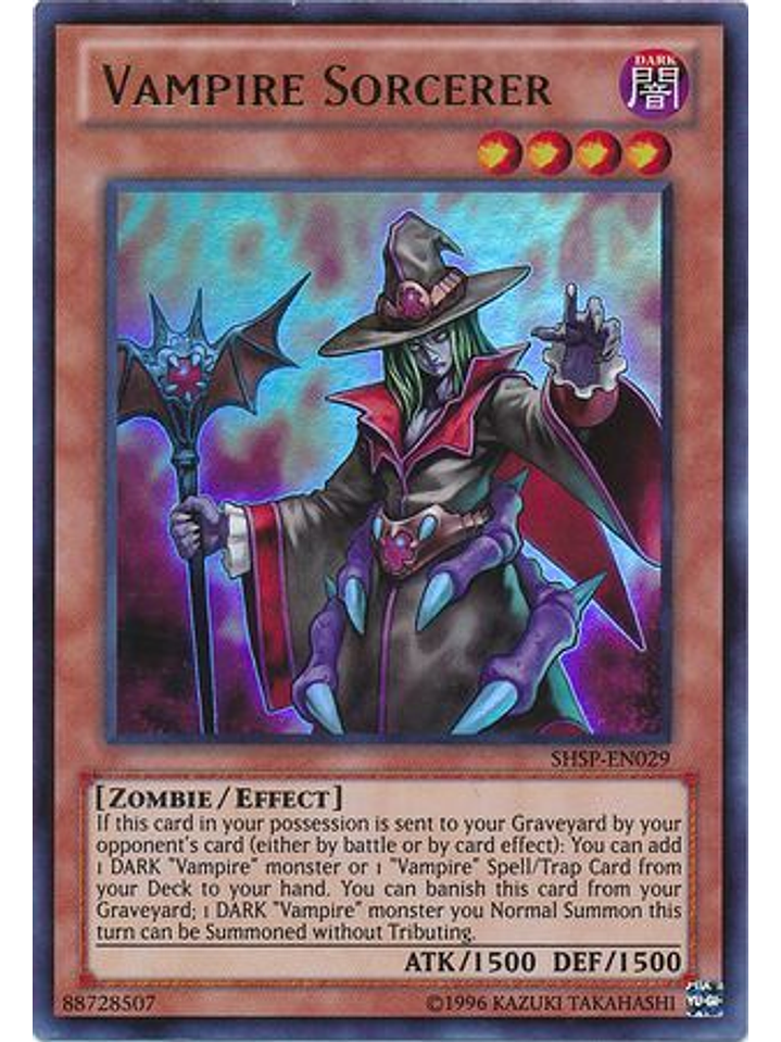 Vampire Sorcerer - SHSP-EN029 - Ultra Rare Unlimited 1