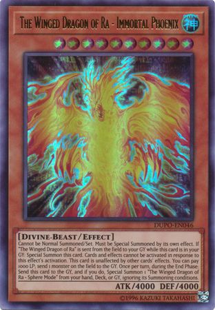 The Winged Dragon of Ra - Immortal Phoenix - DUPO-EN046 - Ultra Rare Unlimited