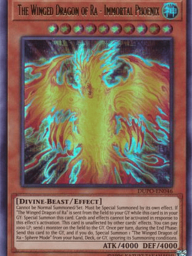 The Winged Dragon of Ra - Immortal Phoenix - DUPO-EN046 - Ultra Rare Unlimited