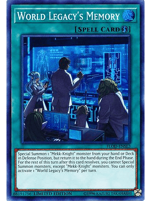 World Legacy's Memory - FLOD-ENSE3 - Super Rare Limited Edition