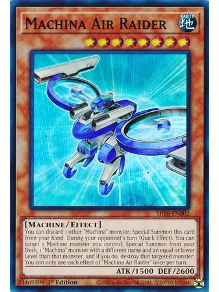 Machina Air Raider - SR10-EN002 - Super Rare 1st Edition 1