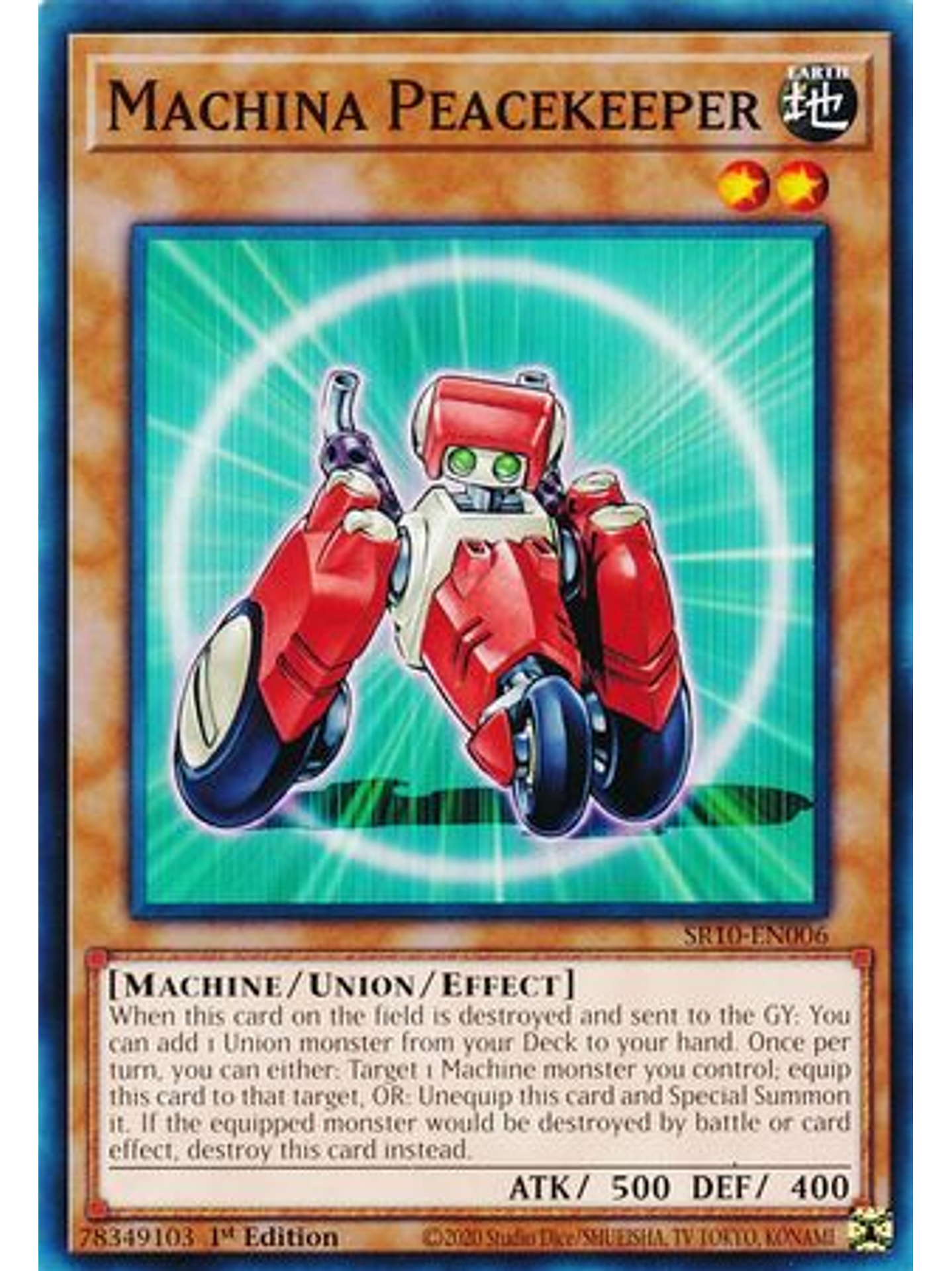 Machina Peacekeeper - SR10-EN006 - Common 1st Edition 1