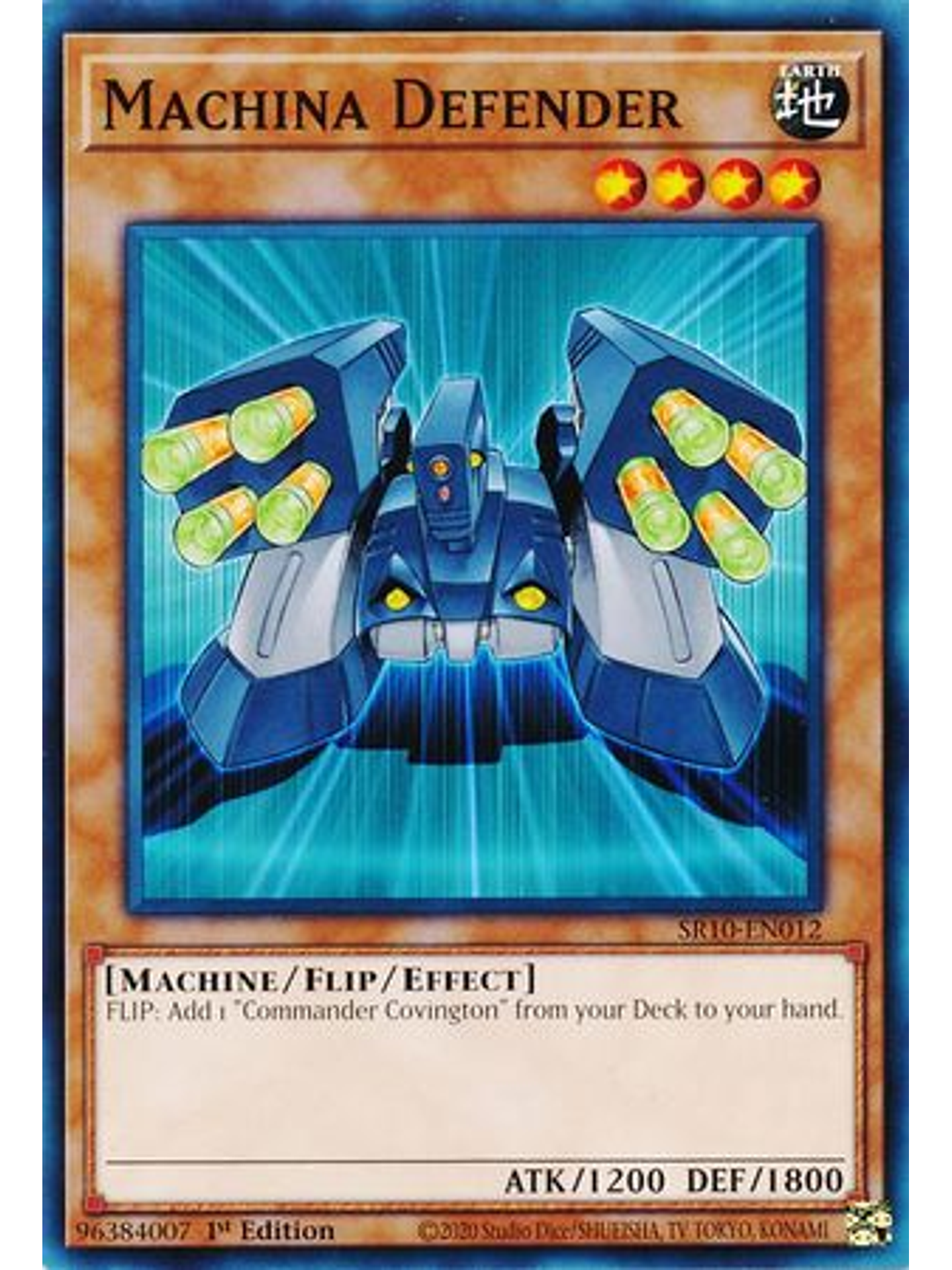 Machina Defender - SR10-EN012 - Common 1st Edition 1