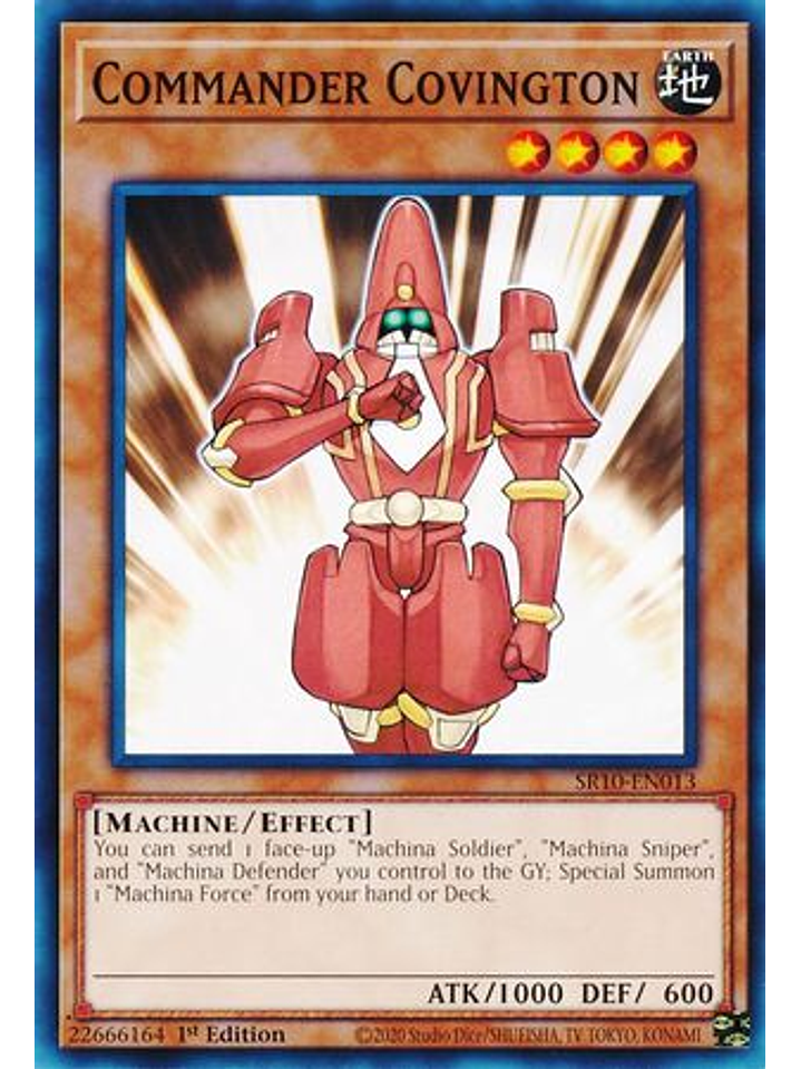 Commander Covington - SR10-EN013 - Common 1st Edition 1