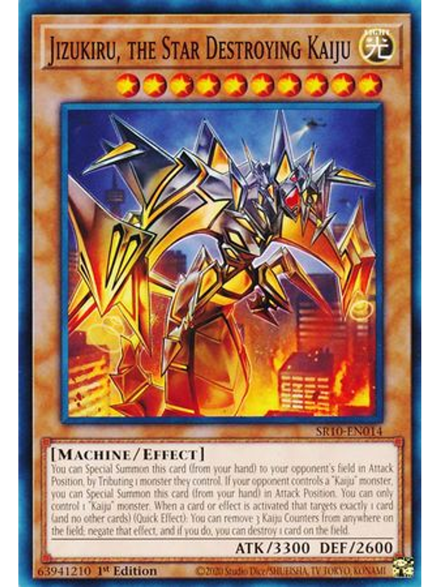 Jizukiru, the Star Destroying Kaiju - SR10-EN014 - Common 1st Edition 1