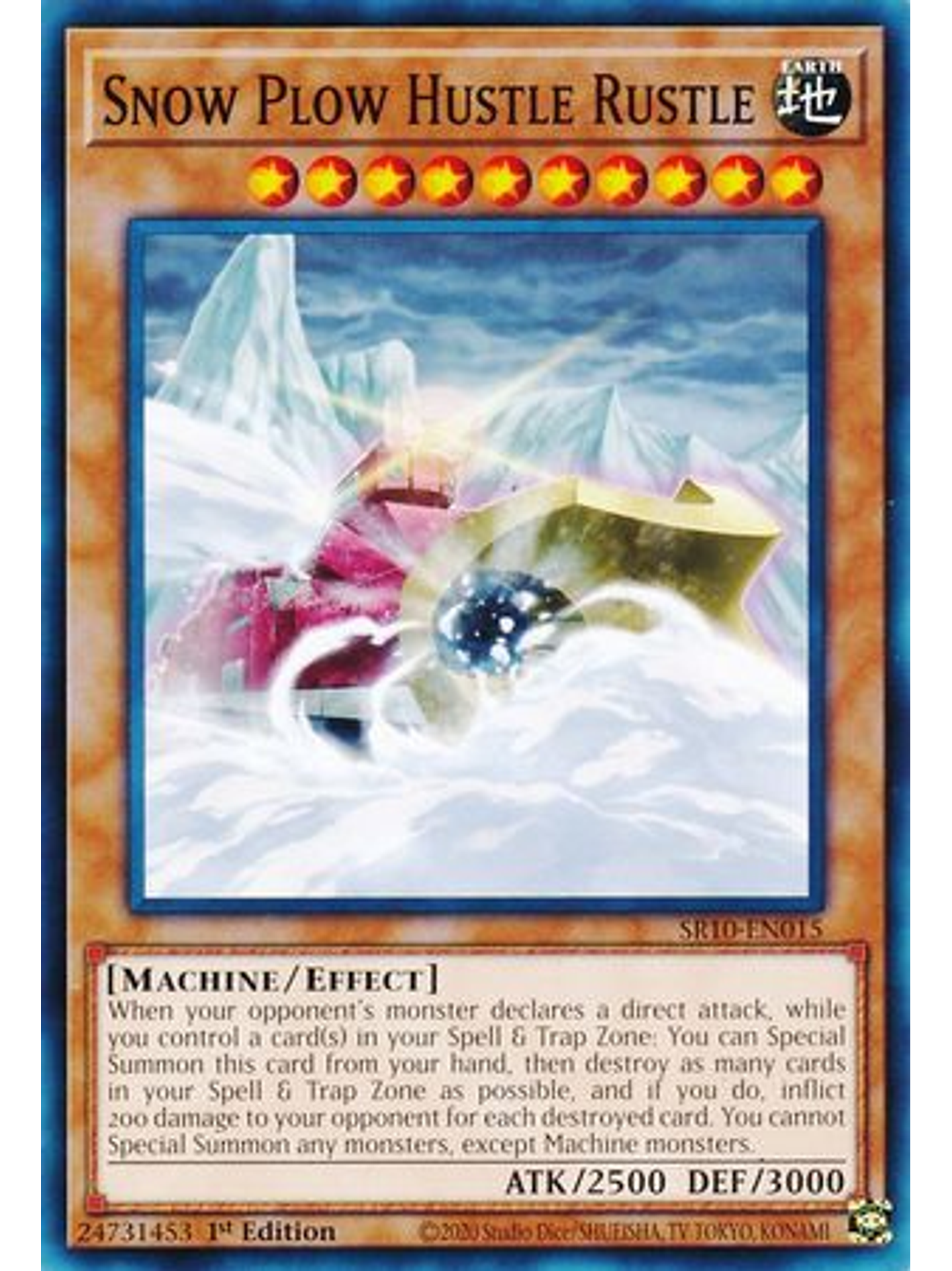 Snow Plow Hustle Rustle - SR10-EN015 - Common 1st Edition 1