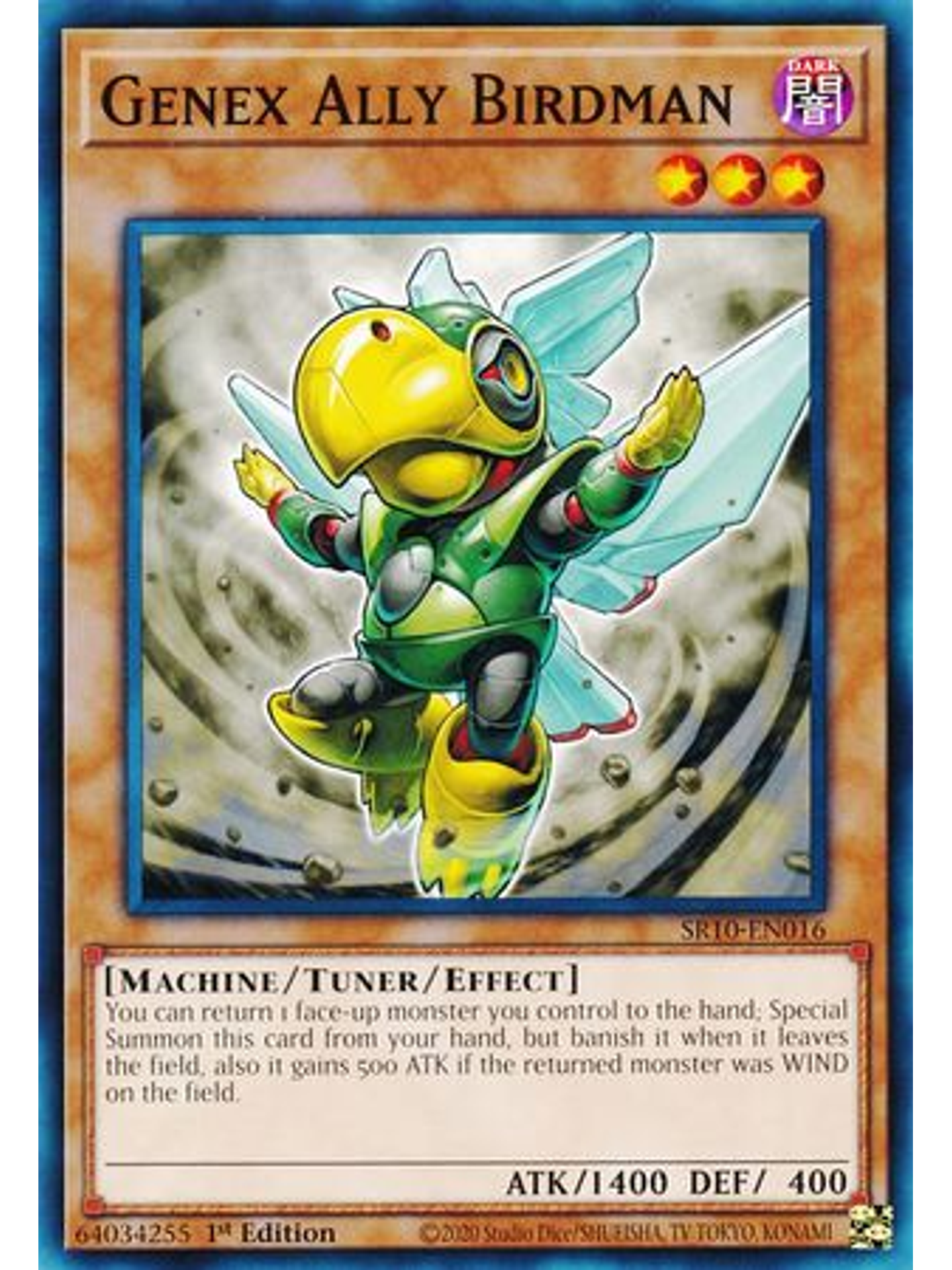 Genex Ally Birdman - SR10-EN016 - Common 1st Edition 1