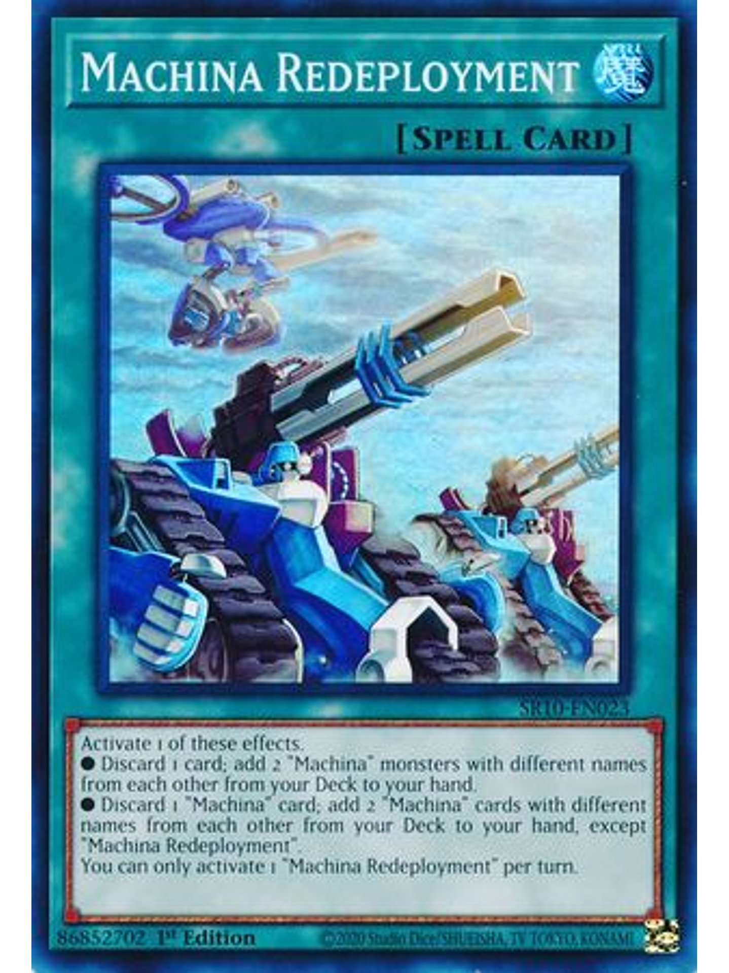 Machina Redeployment - SR10-EN023 - Super Rare 1st Edition 1