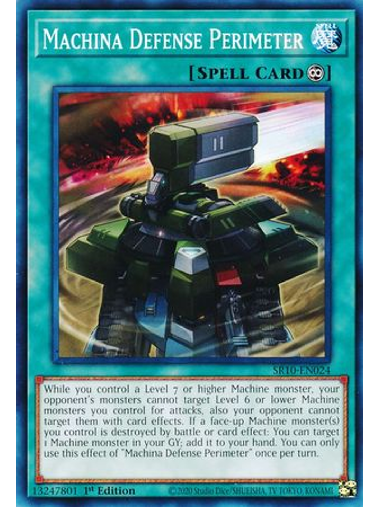 Machina Defense Perimeter - SR10-EN024 - Common 1st Edition 1