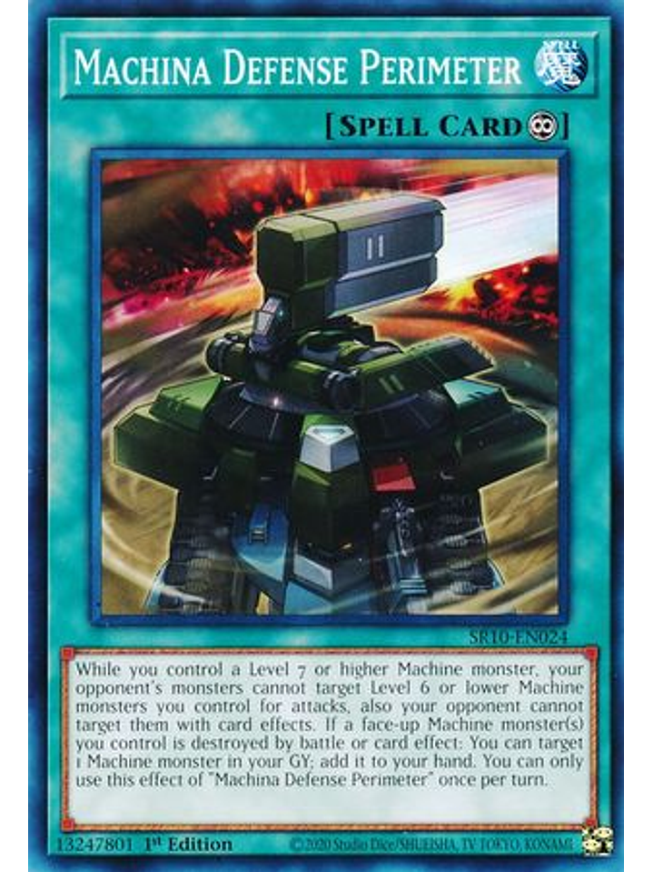 Machina Defense Perimeter - SR10-EN024 - Common 1st Edition 1