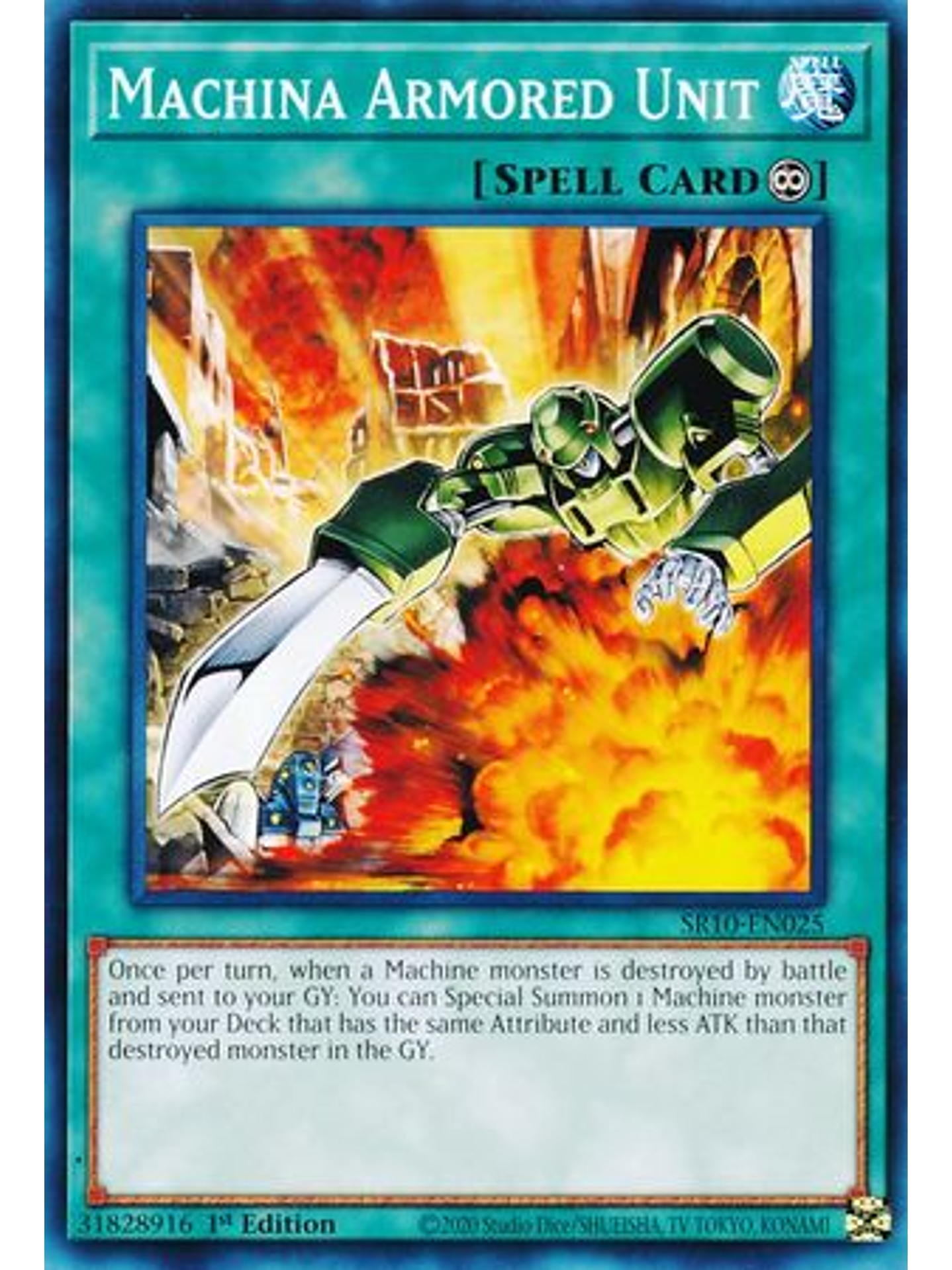 Machina Armored Unit - SR10-EN025 - Common 1st Edition 1