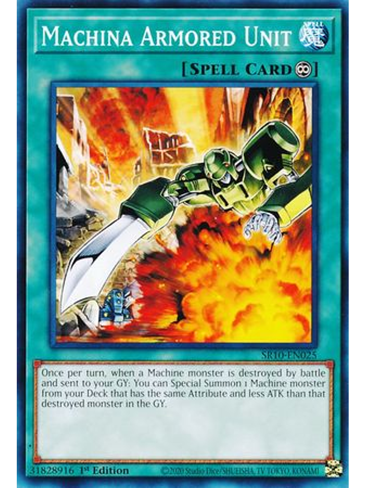 Machina Armored Unit - SR10-EN025 - Common 1st Edition 1