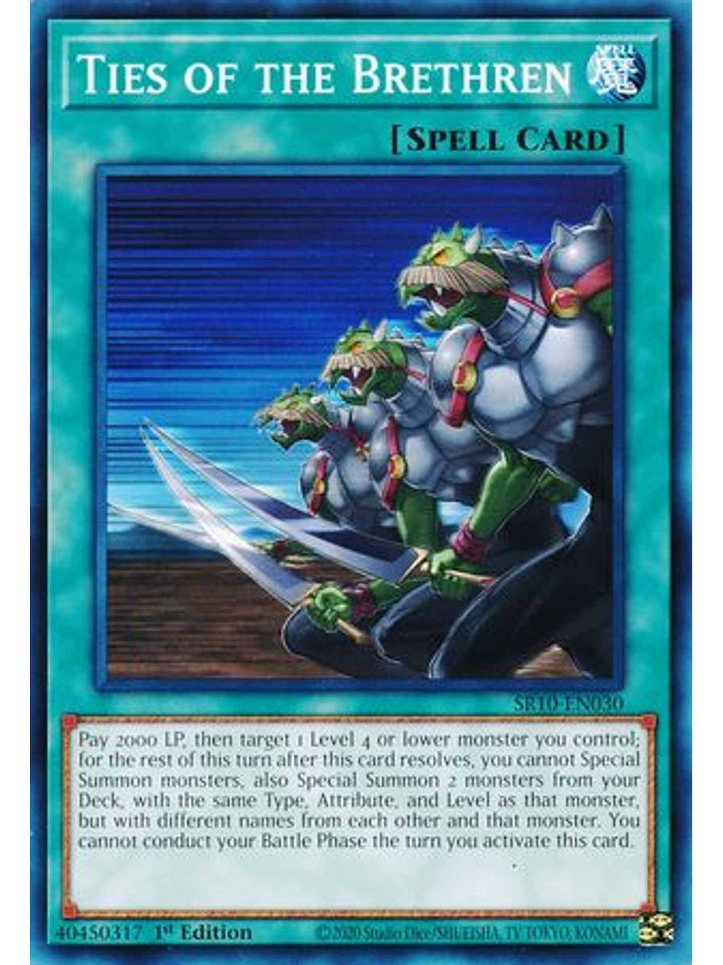 Ties of the Brethren - SR10-EN030 - Common 1st Edition 1