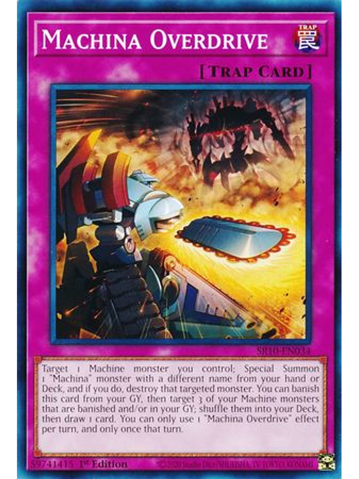 Machina Overdrive - SR10-EN034 - Common 1st Edition 1