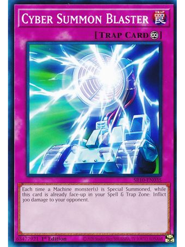 Cyber Summon Blaster - SR10-EN035 - Common 1st Edition 1