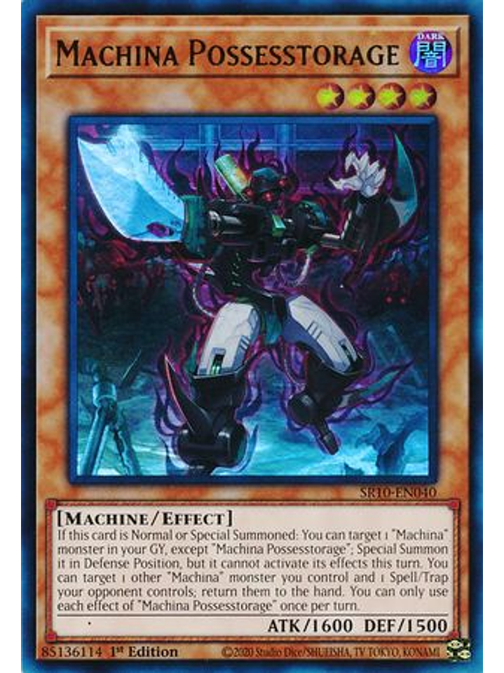 Machina Possesstorage - SR10-EN040 - Ultra Rare 1st Edition 1