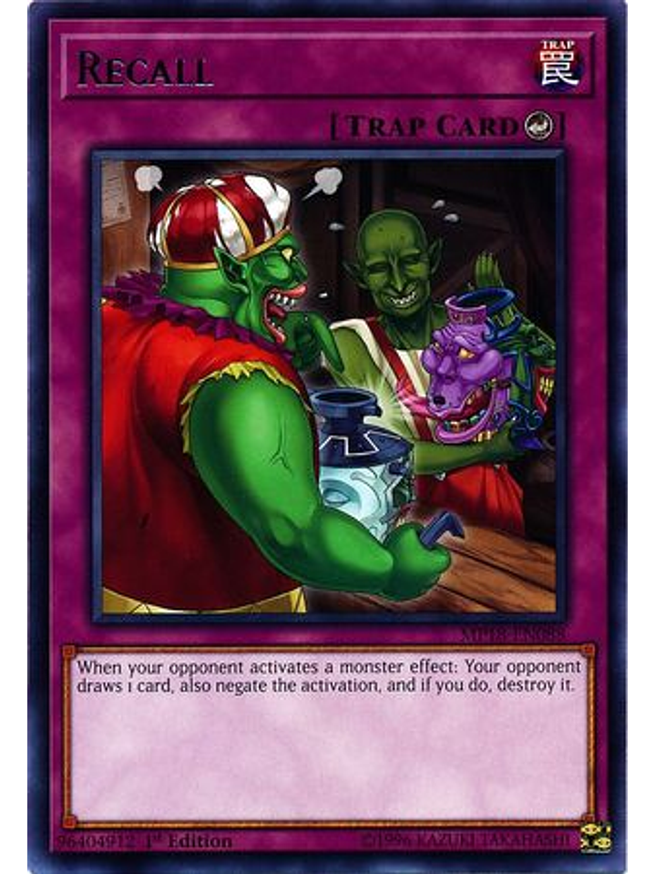 Recall - MP18-EN088 - Rare 1st Edition 1