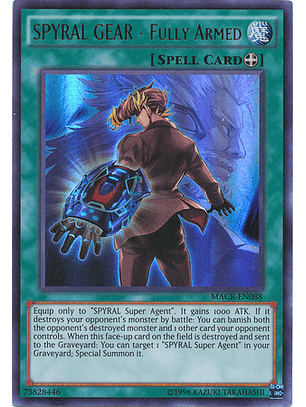 SPYRAL GEAR - Fully Armed - MACR-EN088 - Ultra Rare Unlimited