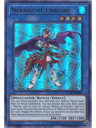 Nekroz of Unicore - DUPO-EN088 - Ultra Rare Unlimited