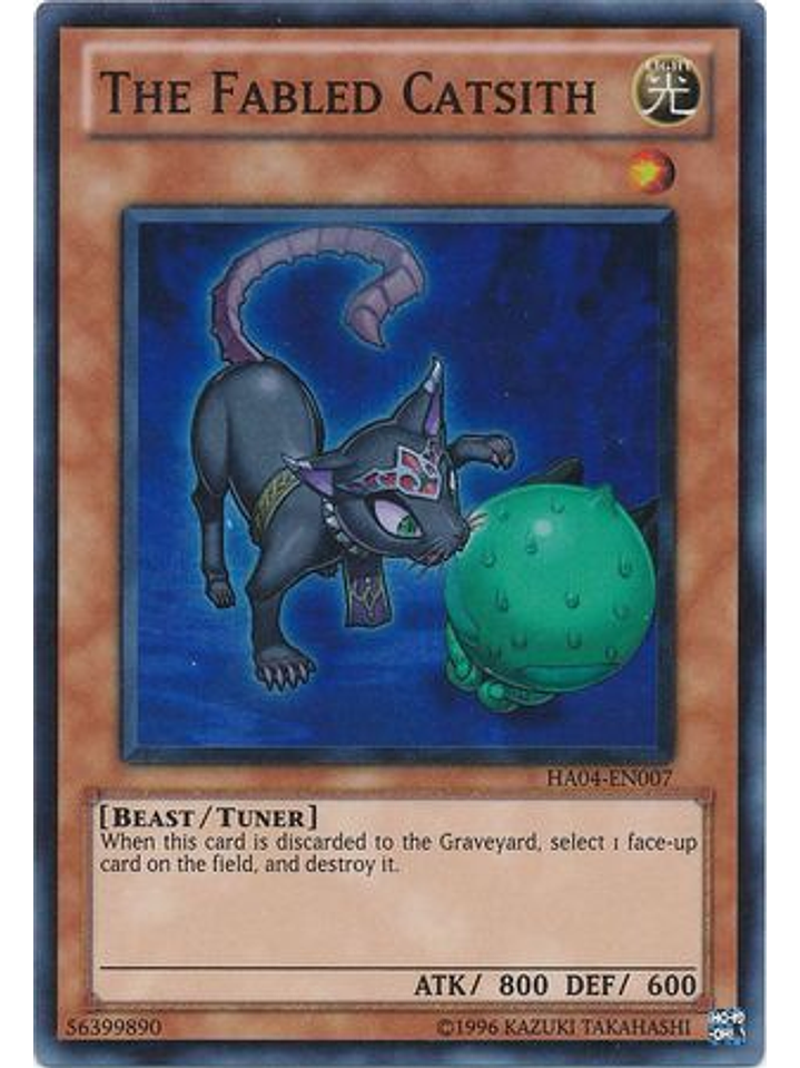 The Fabled Catsith - HA04-EN007 - Super Rare Unlimited 1