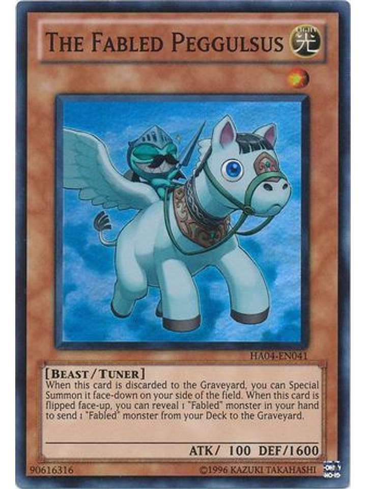 The Fabled Peggulsus - HA04-EN041 - Super Rare Unlimited 1