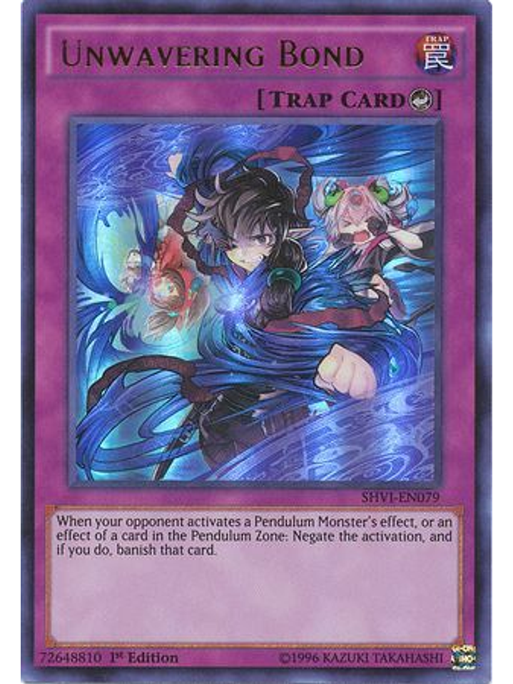 Unwavering Bond - SHVI-EN079 - Ultra Rare 1st Edition 1